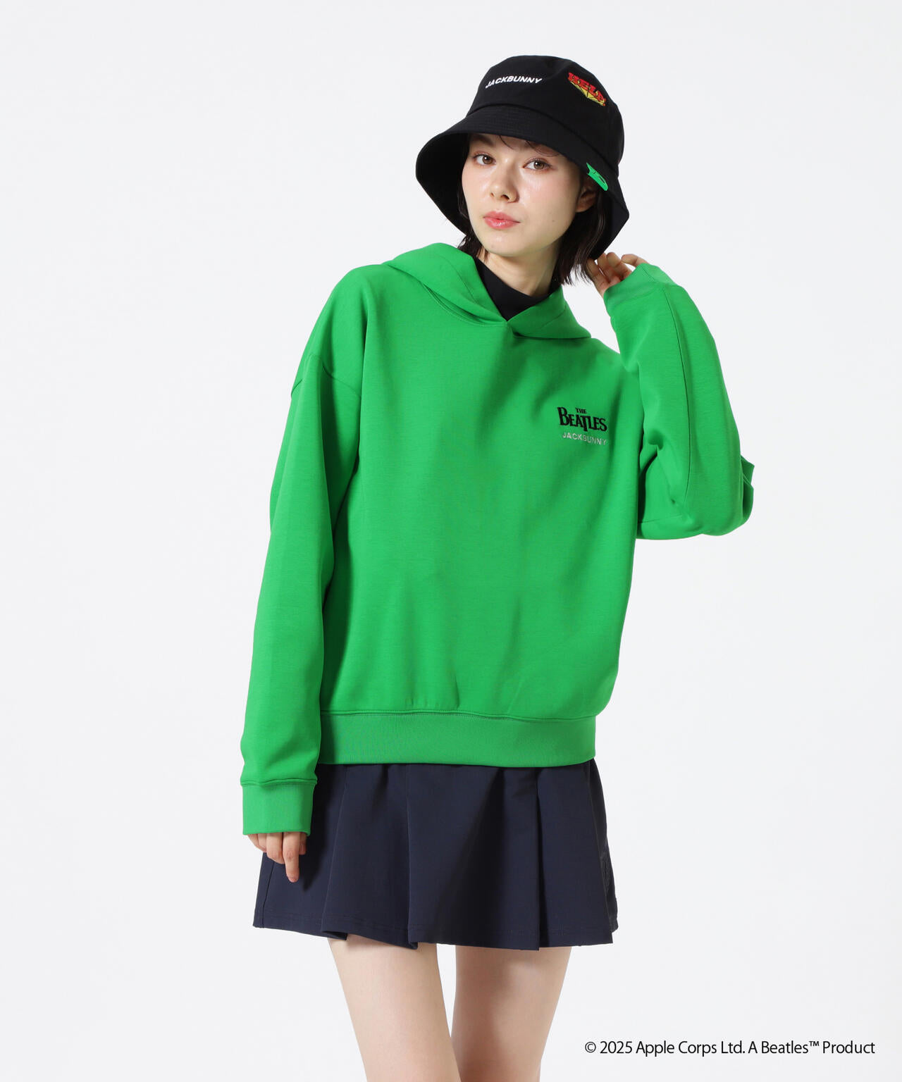 The BEATLES ×Jack Bunny!!】T/Cダンボール長袖プルオーバー