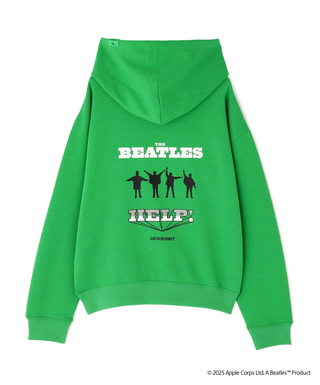 The BEATLES ×Jack Bunny!!】T/Cダンボール長袖プルオーバーフーディ