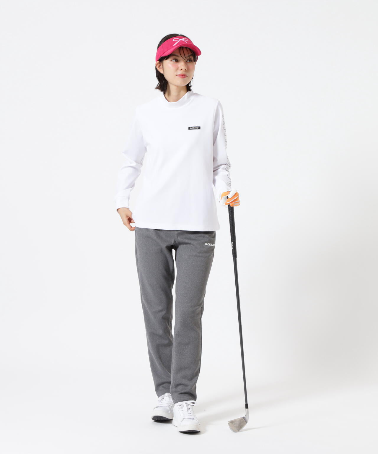 ストレッチ天竺長袖ハイネックカットソー | Jack Bunny!!（ジャック