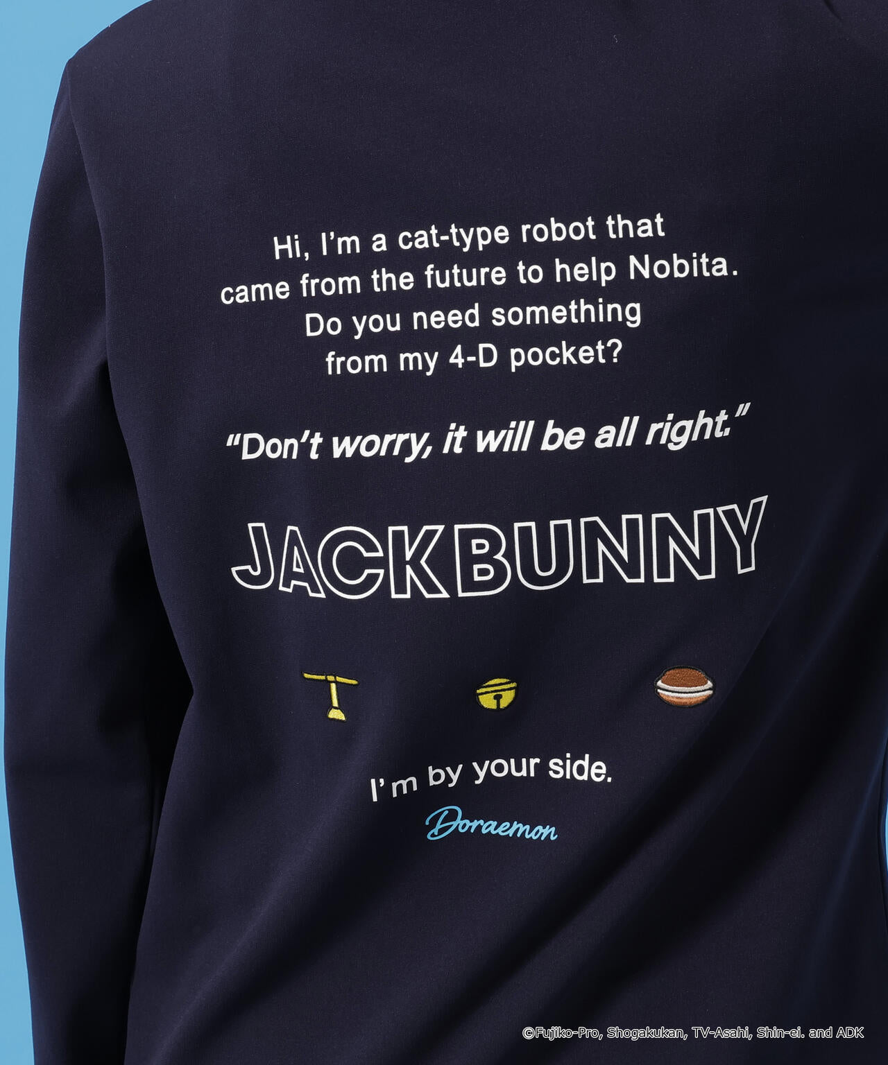 ドラえもん】PE天竺長袖モックネックカットソー | Jack Bunny