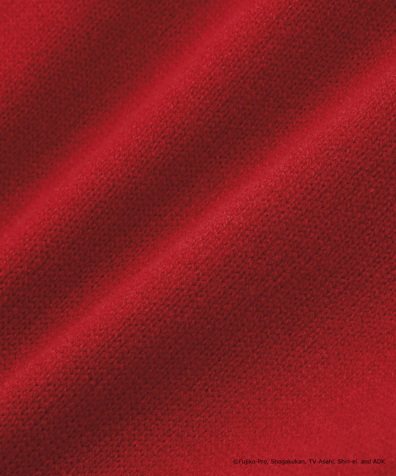 【ドラえもん】ダブルジャガードハーフジップニットプルオーバー