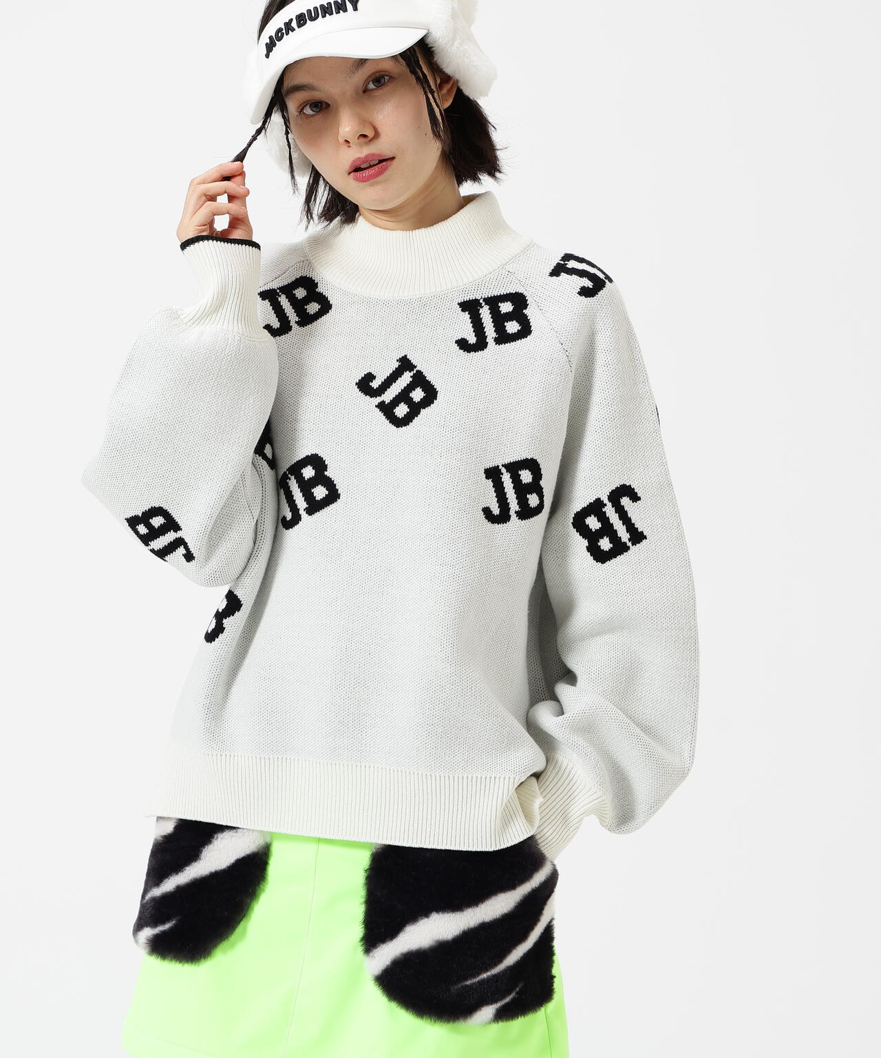 カジュアルモックネックニットプルオーバー | Jack Bunny!!（ジャック