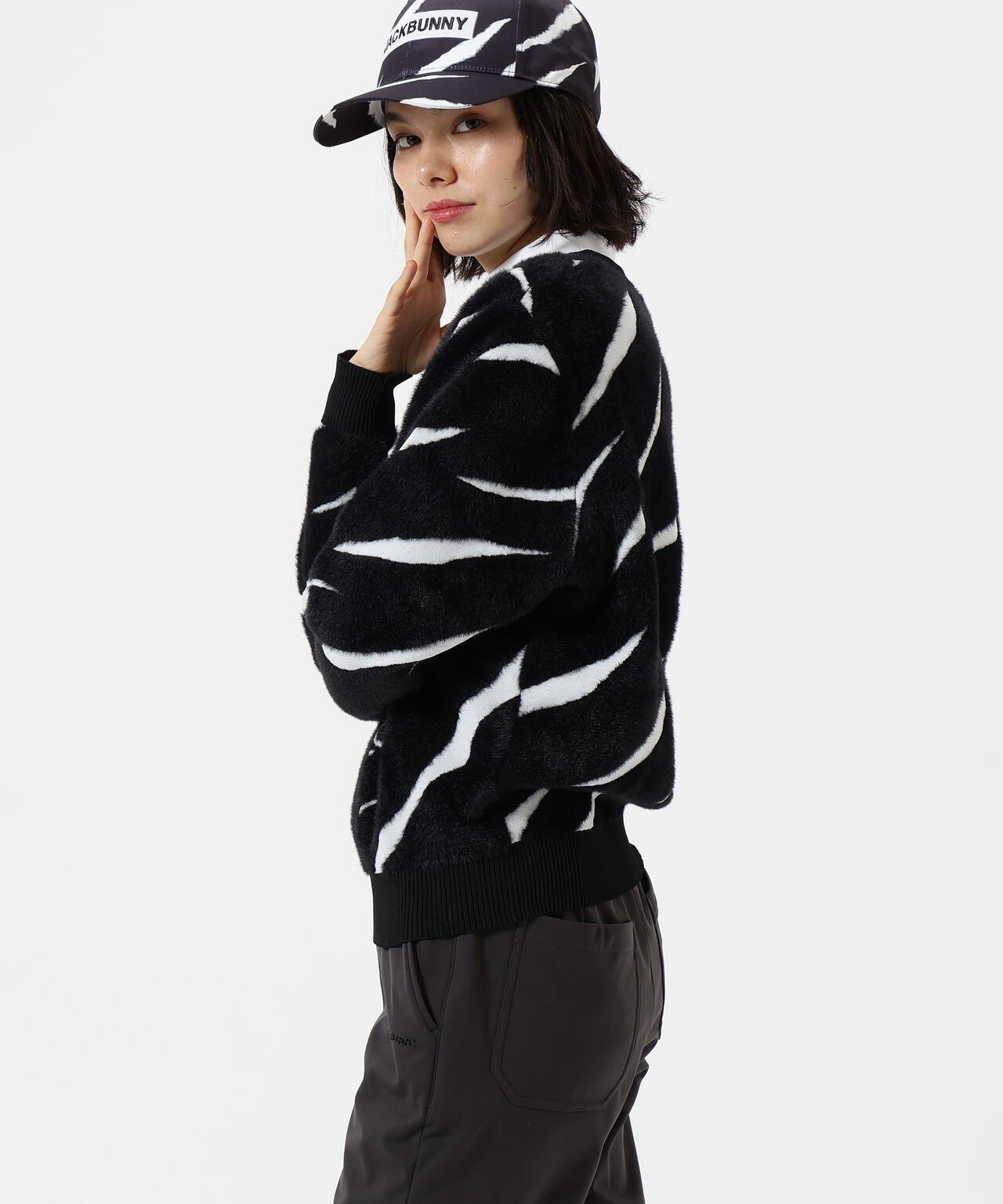 12Gダブルジャガードクルーネックニットプルオーバー | Jack Bunny