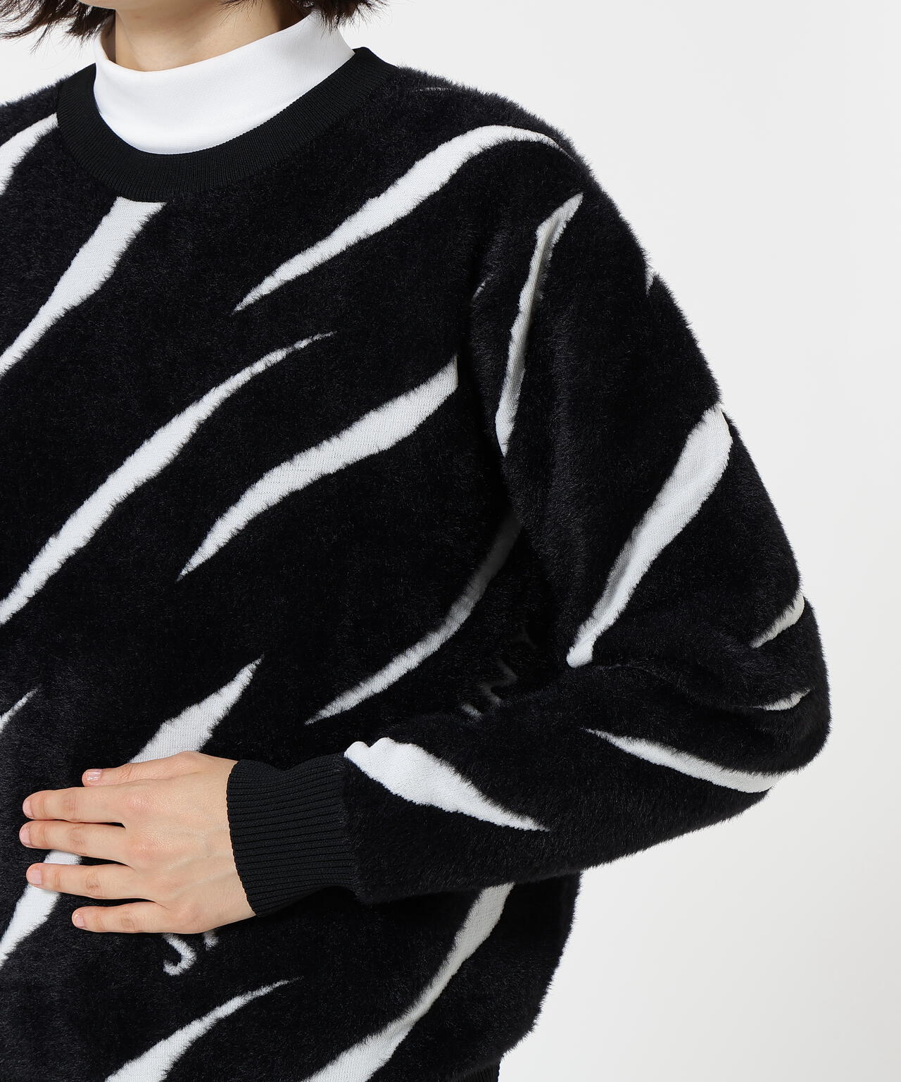 12Gダブルジャガードクルーネックニットプルオーバー | Jack Bunny