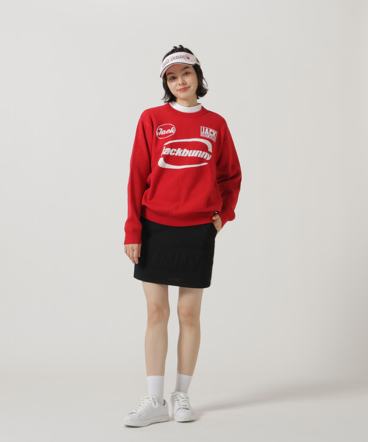 佐久間朱莉プロコラボカラーあり】12Gダブルジャガードクルーネック