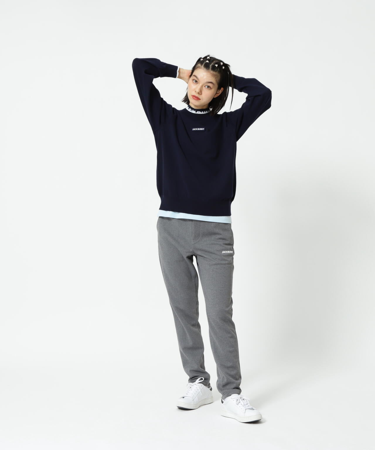 16Gクルーネックニットプルオーバー