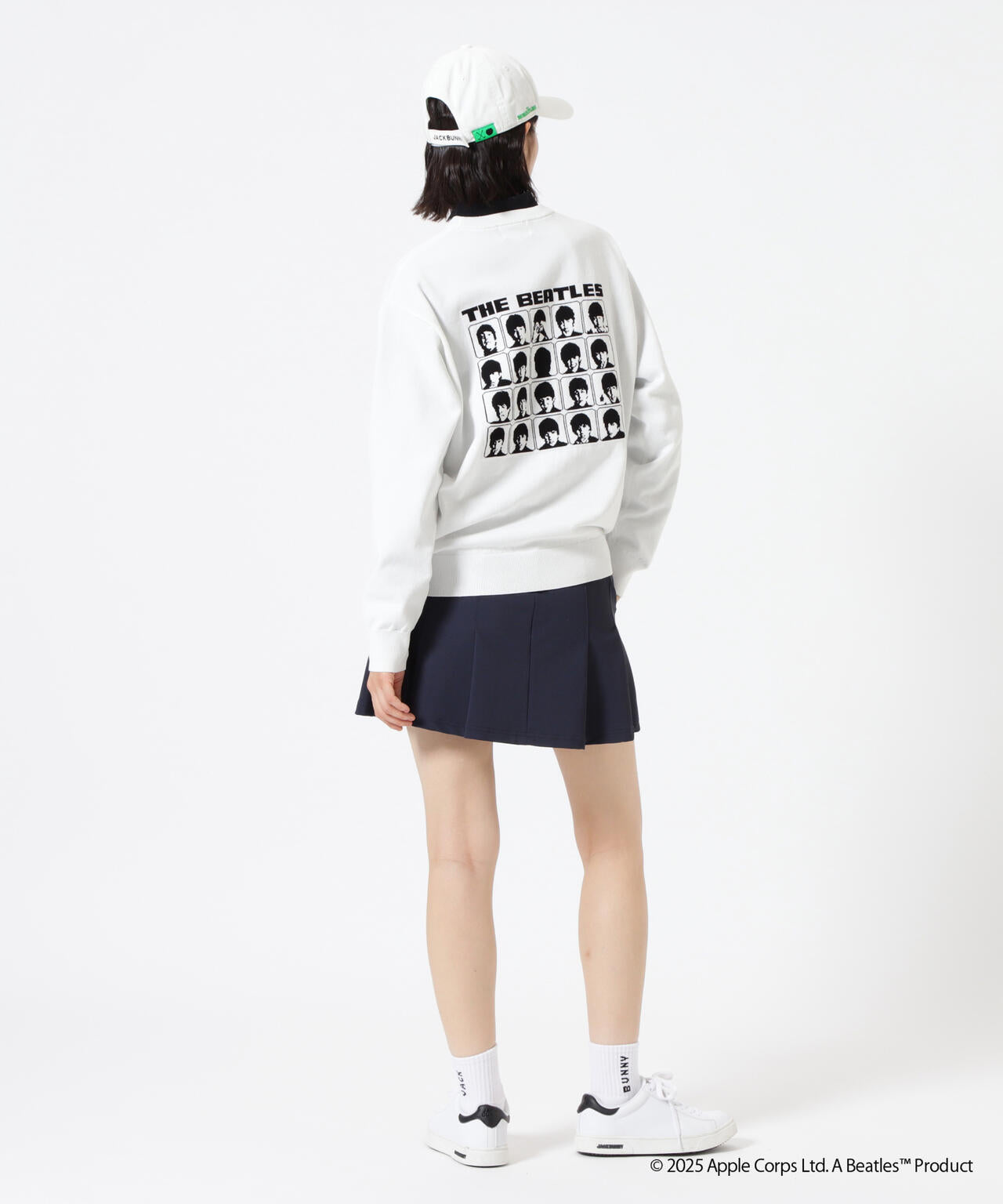 【The BEATLES ×Jack Bunny!!】長袖クルーネックニットプルオーバー