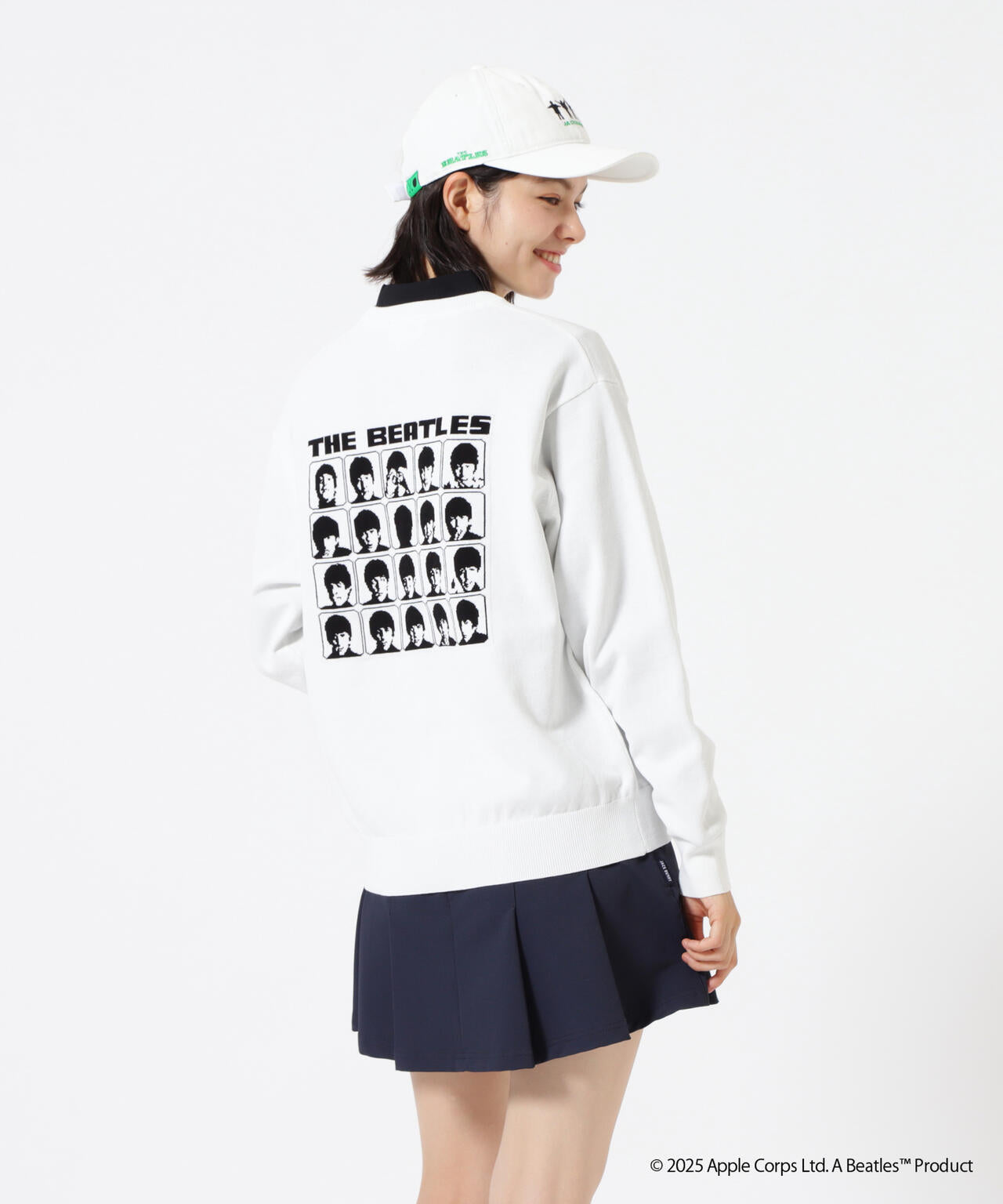 【The BEATLES ×Jack Bunny!!】長袖クルーネックニットプルオーバー