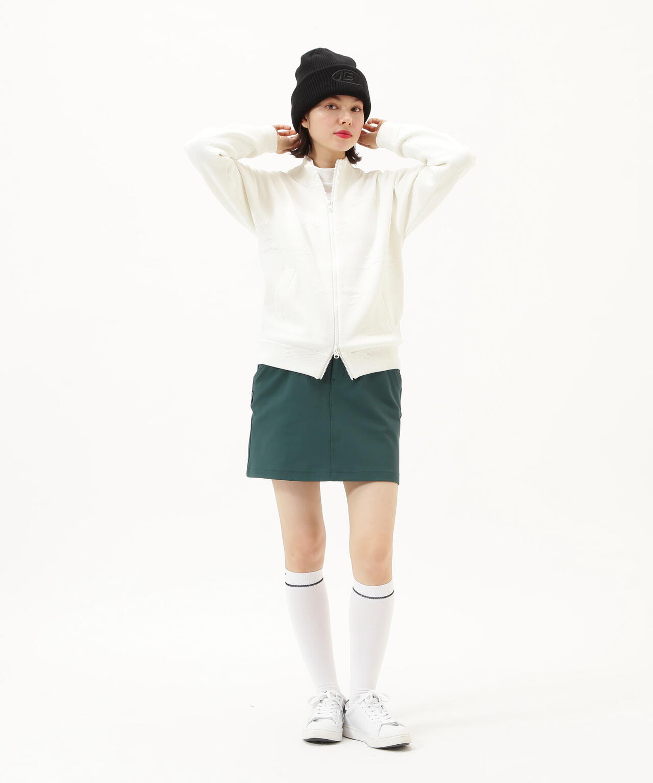 12Gダブルジャガードジップアップニットジャケット | Jack Bunny