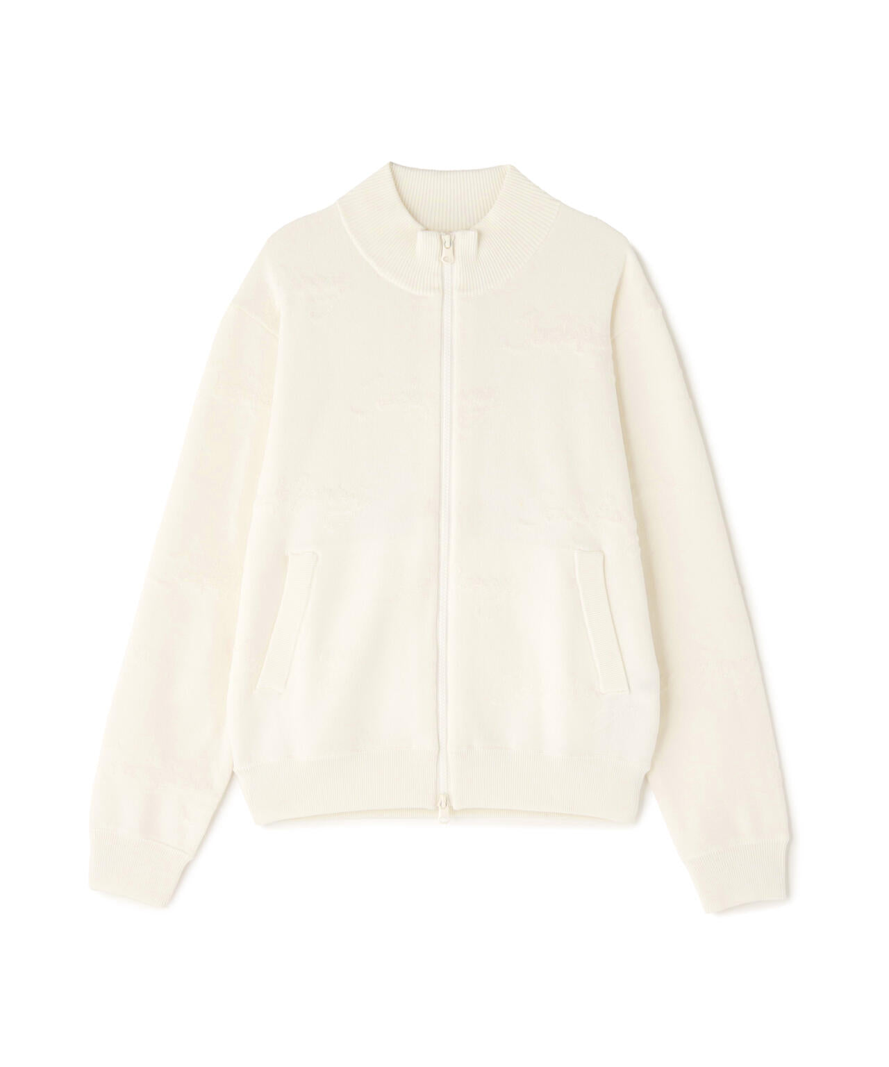 Jack Bunny!! ジャックバニー　フルジップニットジャケット★4 12Gダブルジャガードジップアップニットジャケット | Jack Bunny