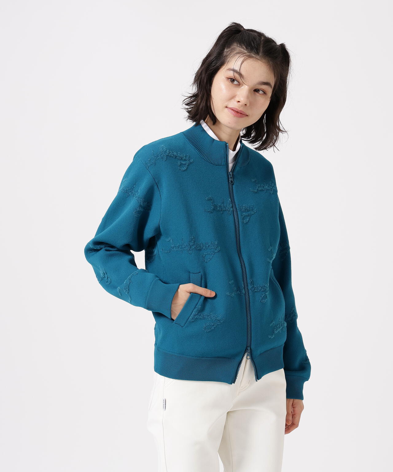 12Gダブルジャガードジップアップニットジャケット | Jack Bunny