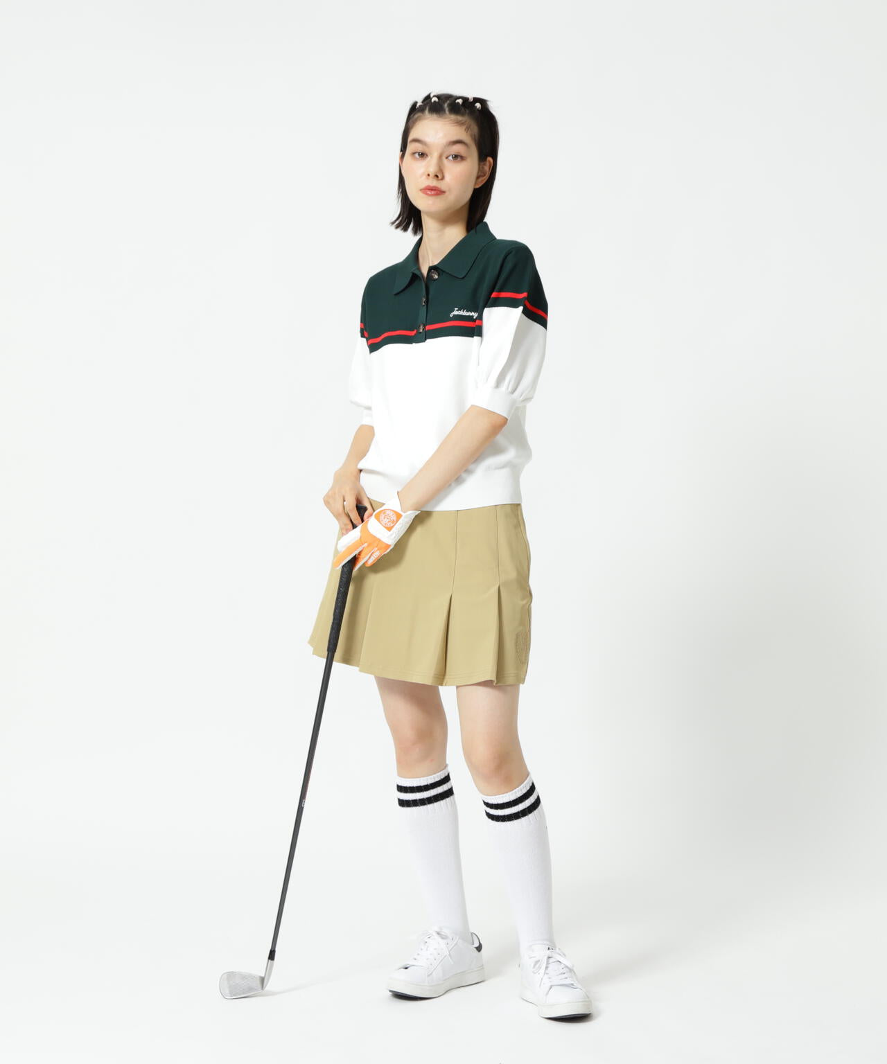 PE半袖ニットポロシャツ