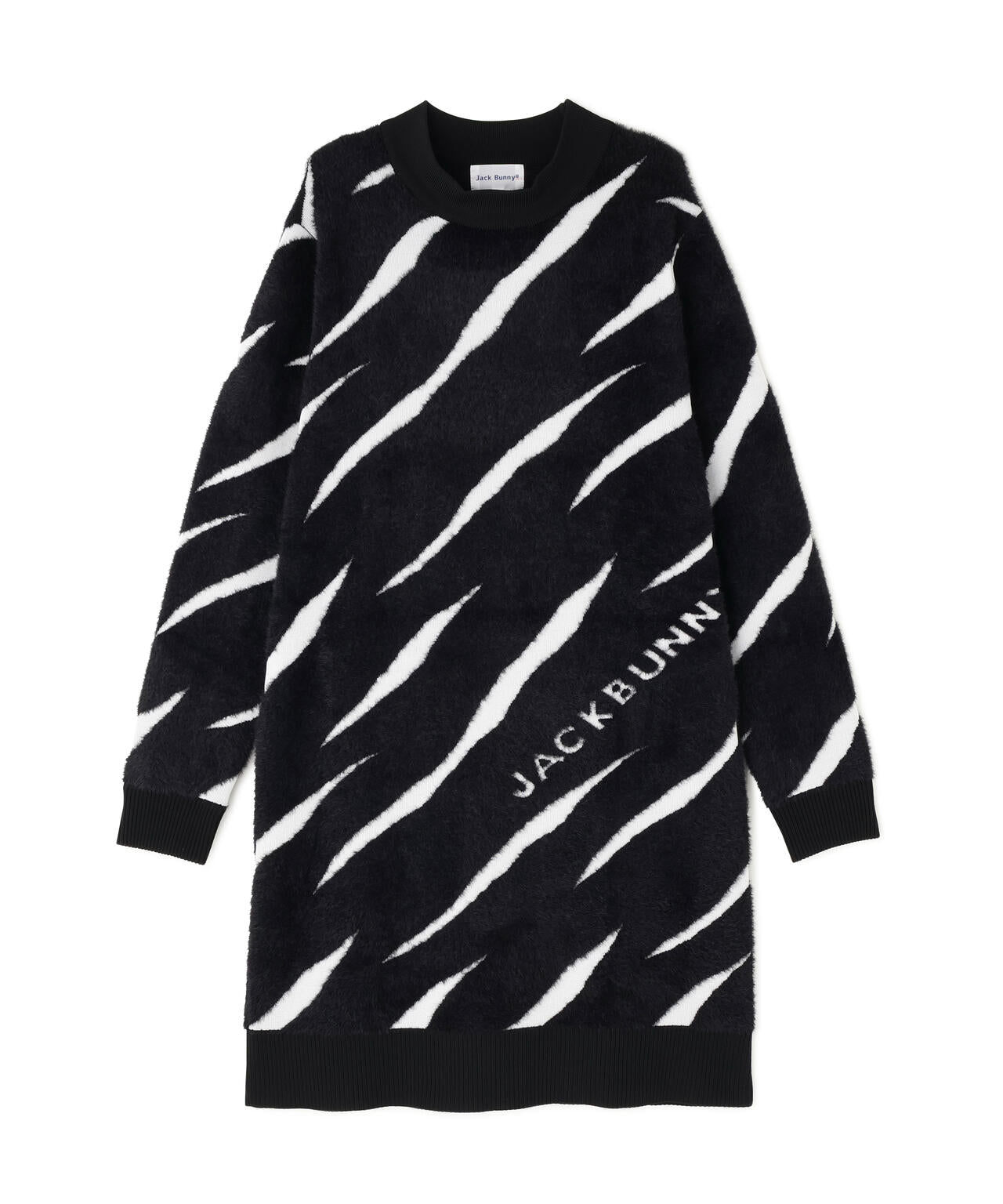 新品Jack Bunnyジャックバニーモックネックニットアンサンブルワンピース ノースリーブモックネックニットワンピース | Jack Bunny