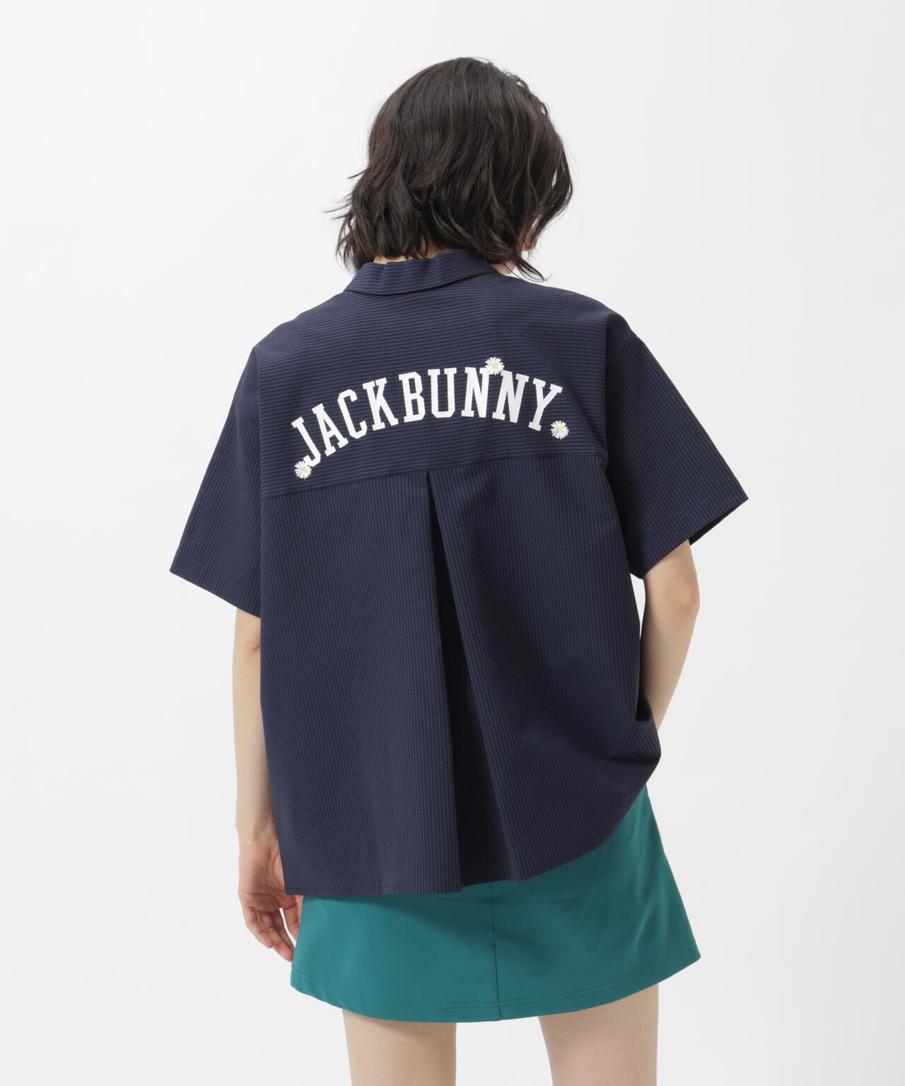 吸水速乾ストライプ半袖シャツ | Jack Bunny!!（ジャックバニー