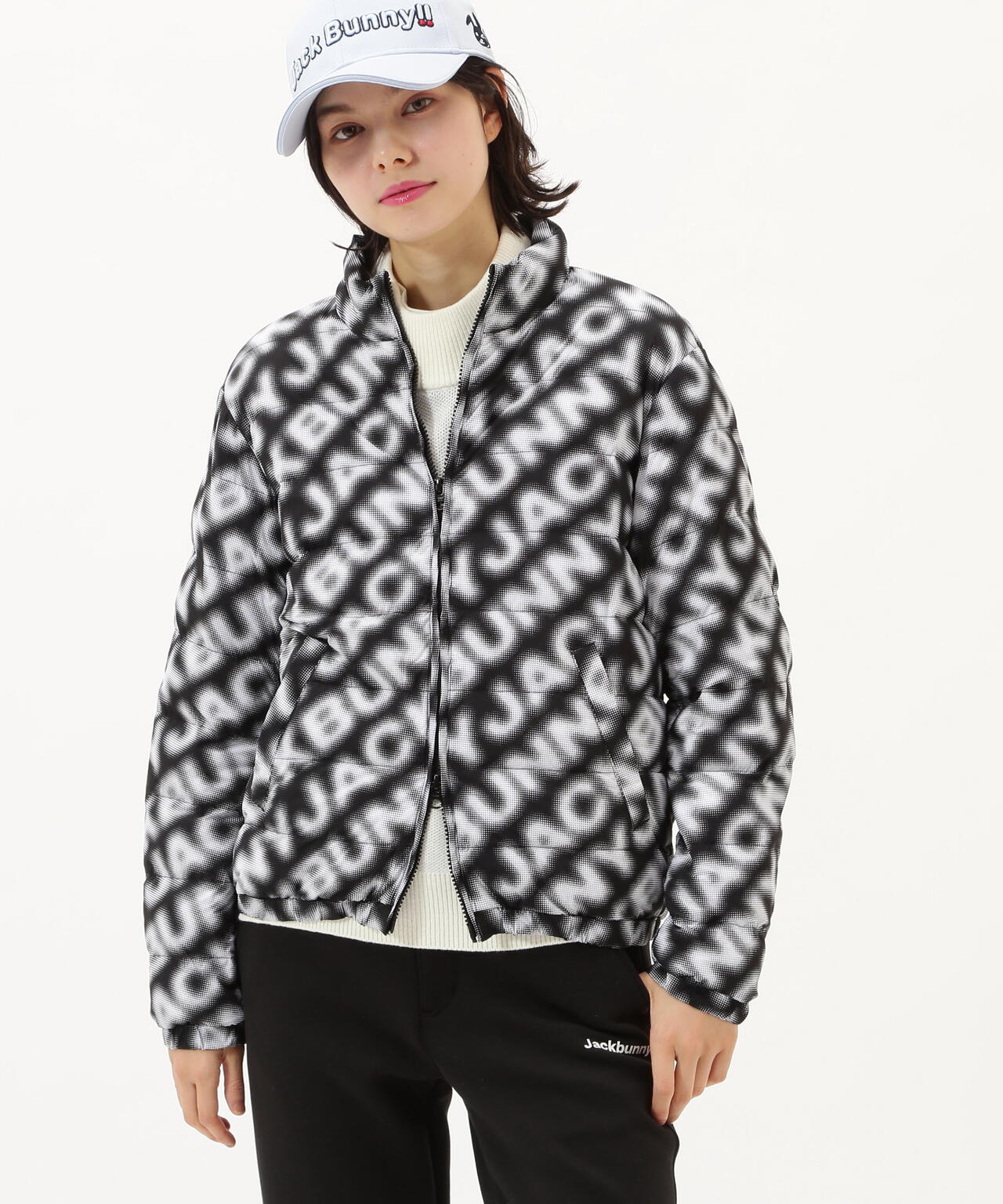 【新品、未使用】ジャックバニー　中綿ジャケット　メンズ　サイズ：４（Ｍ） 直営店舗&公式オンライン限定】薄中綿ジップアップブルゾン | Jack