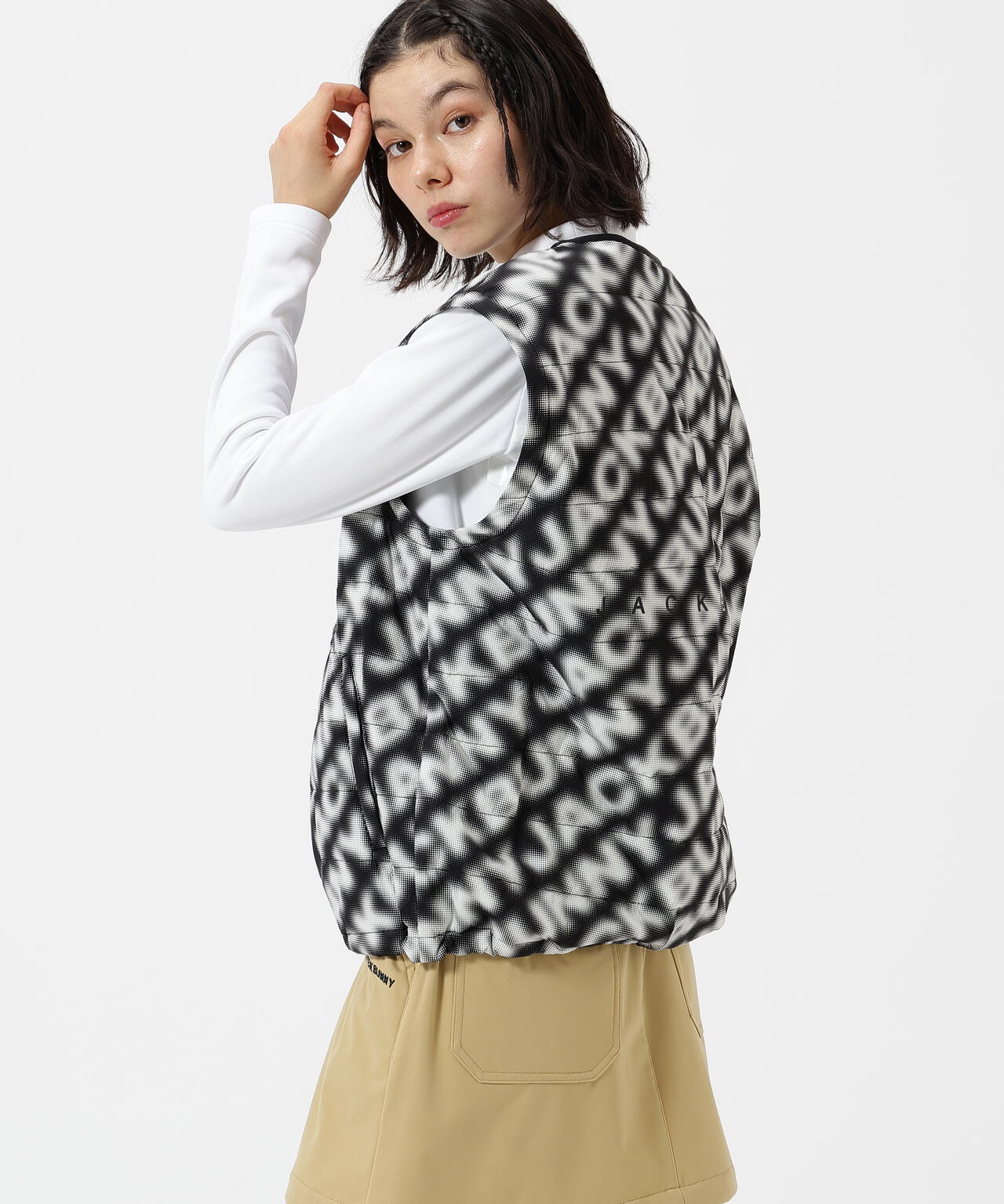 新品 ジャックバニー ポリエステル ストレッチタフタ 中綿ブルゾン(4)サイズM ストレッチタフタ中綿スニードジャック | Jack Bunny!!（ジャック