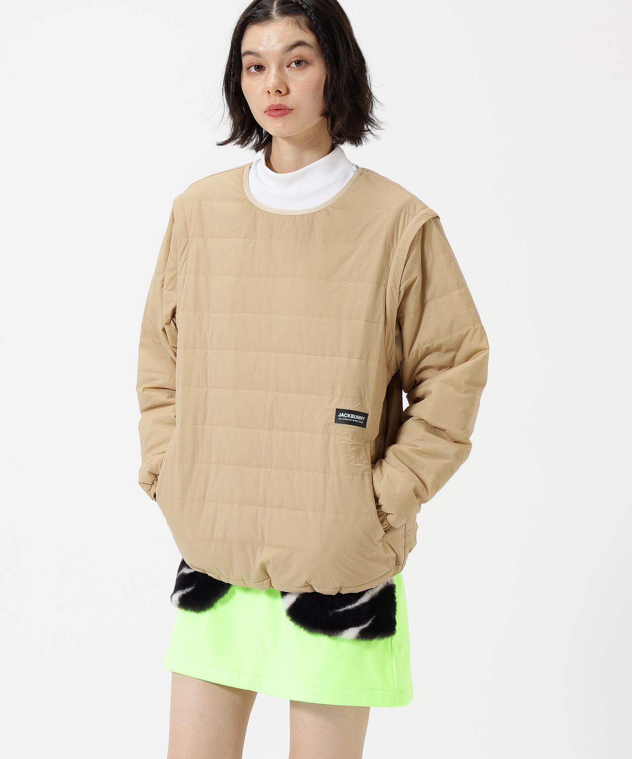 ストレッチタフタ 中綿ブルゾン | Jack Bunny!!（ジャックバニー