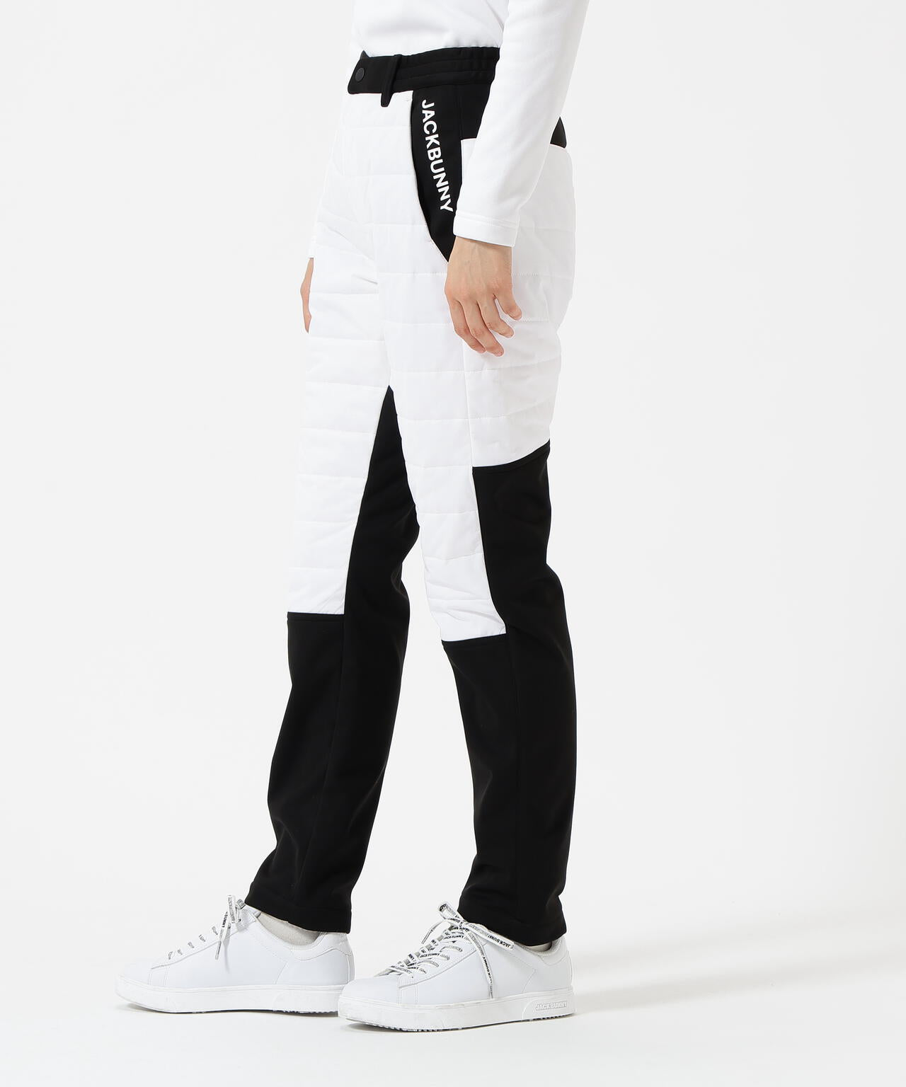 PEスムースラミネート中綿ロングパンツ