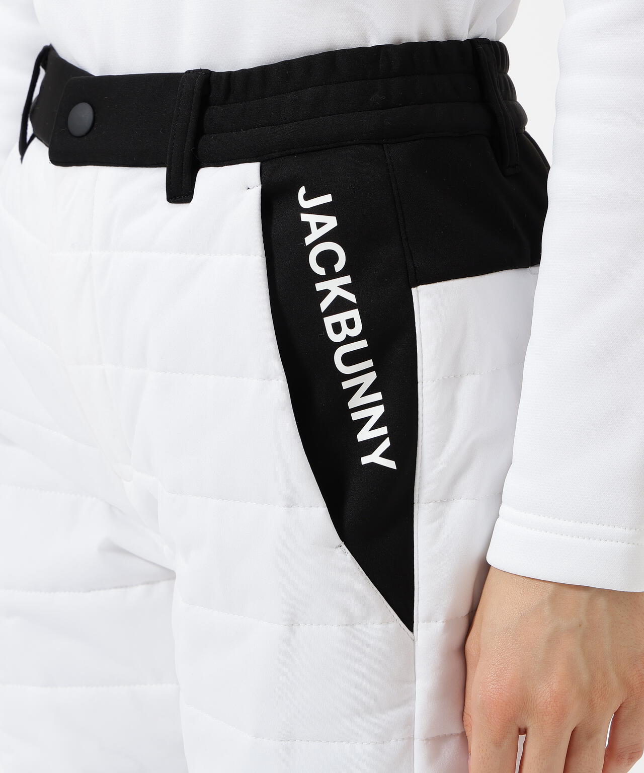 PEスムースラミネート中綿ロングパンツ