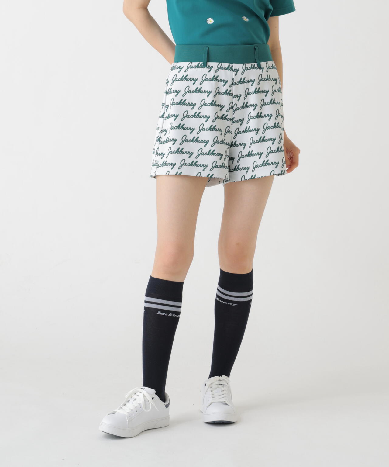 JACK BUNNY パックマン刺繍 ショートパンツ Pe/Nyロゴジャガード ショートパンツ | Jack Bunny!!（ジャックバニー