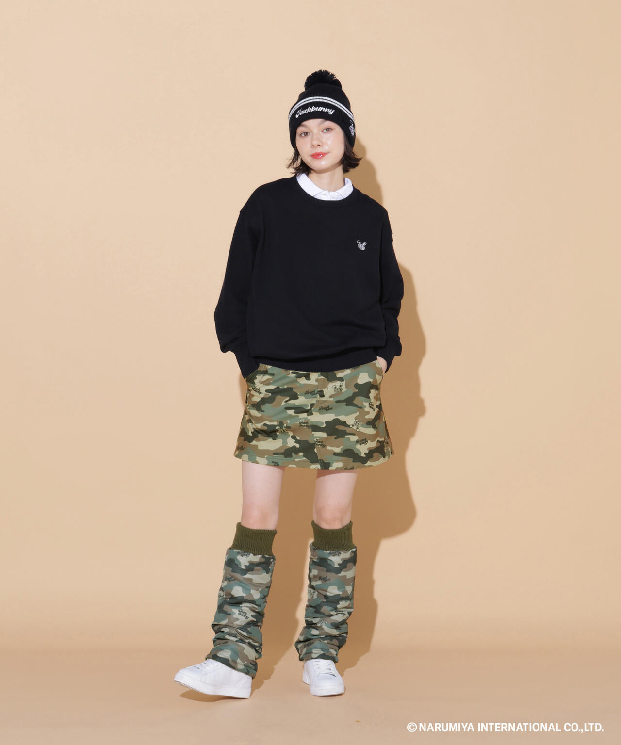 【一部店舗&公式オンライン限定】エンジェルブルーコラボカモフラ柄スカート