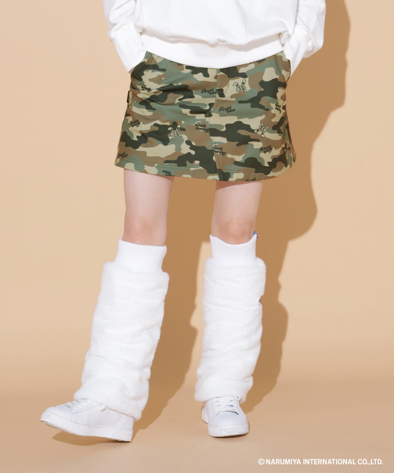 【一部店舗&公式オンライン限定】エンジェルブルーコラボカモフラ柄スカート