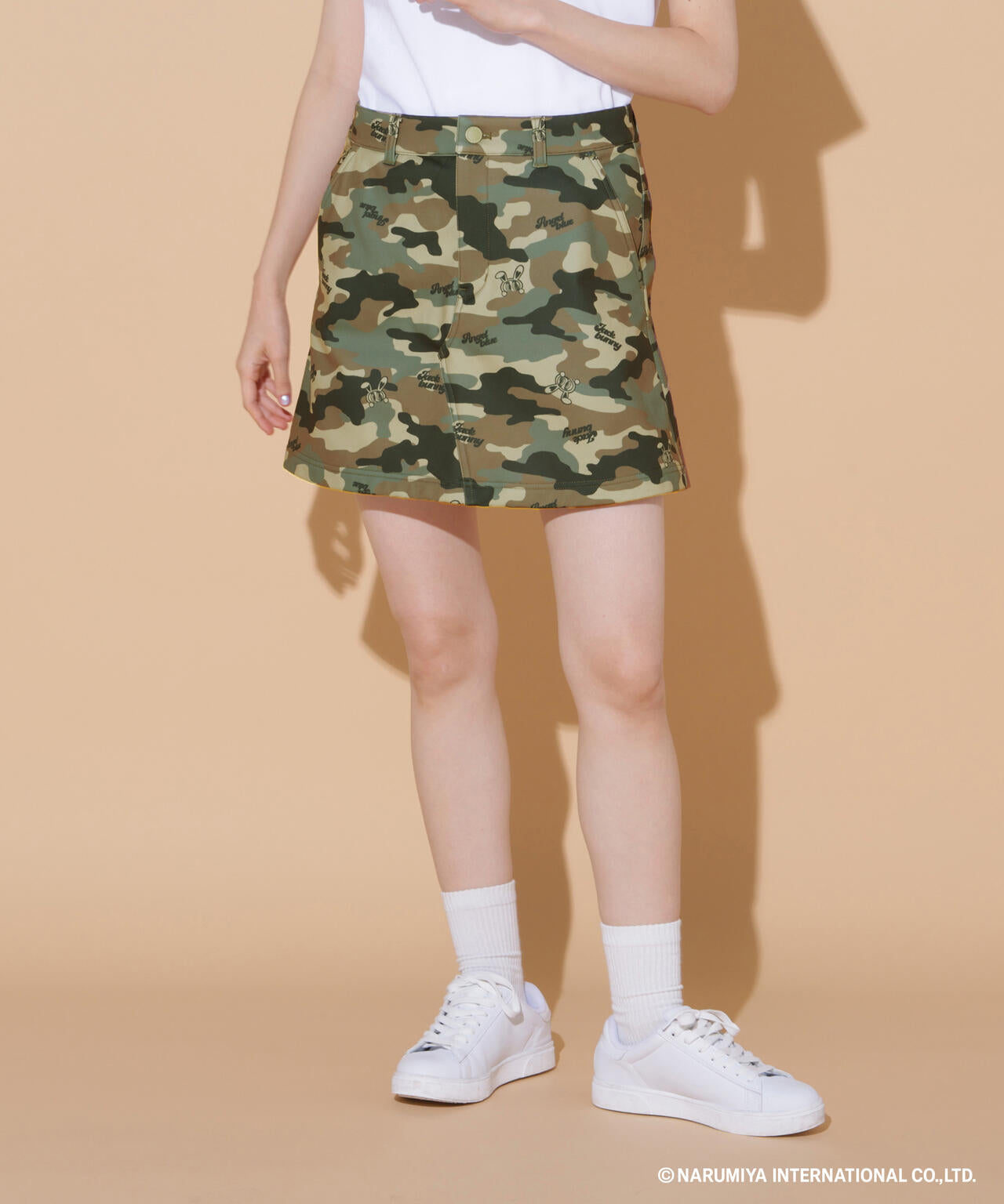 【一部店舗&公式オンライン限定】エンジェルブルーコラボカモフラ柄スカート