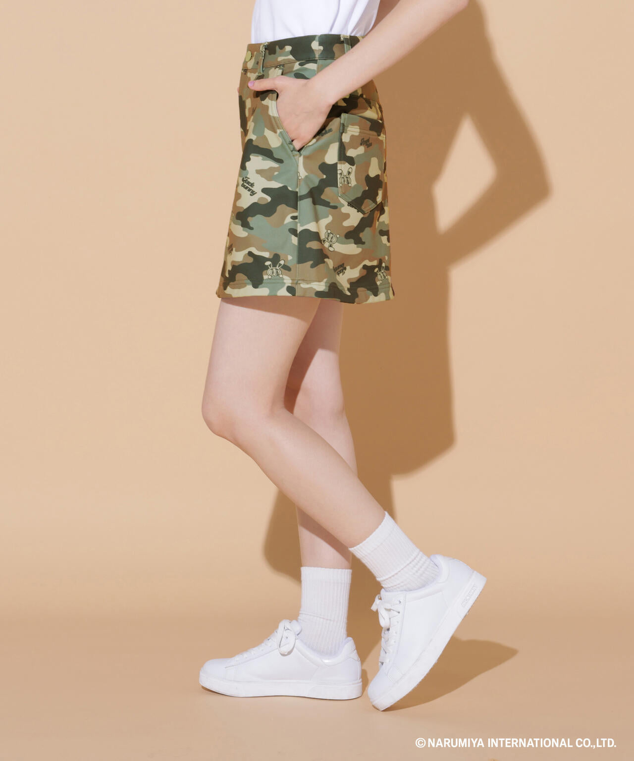 【一部店舗&公式オンライン限定】エンジェルブルーコラボカモフラ柄スカート