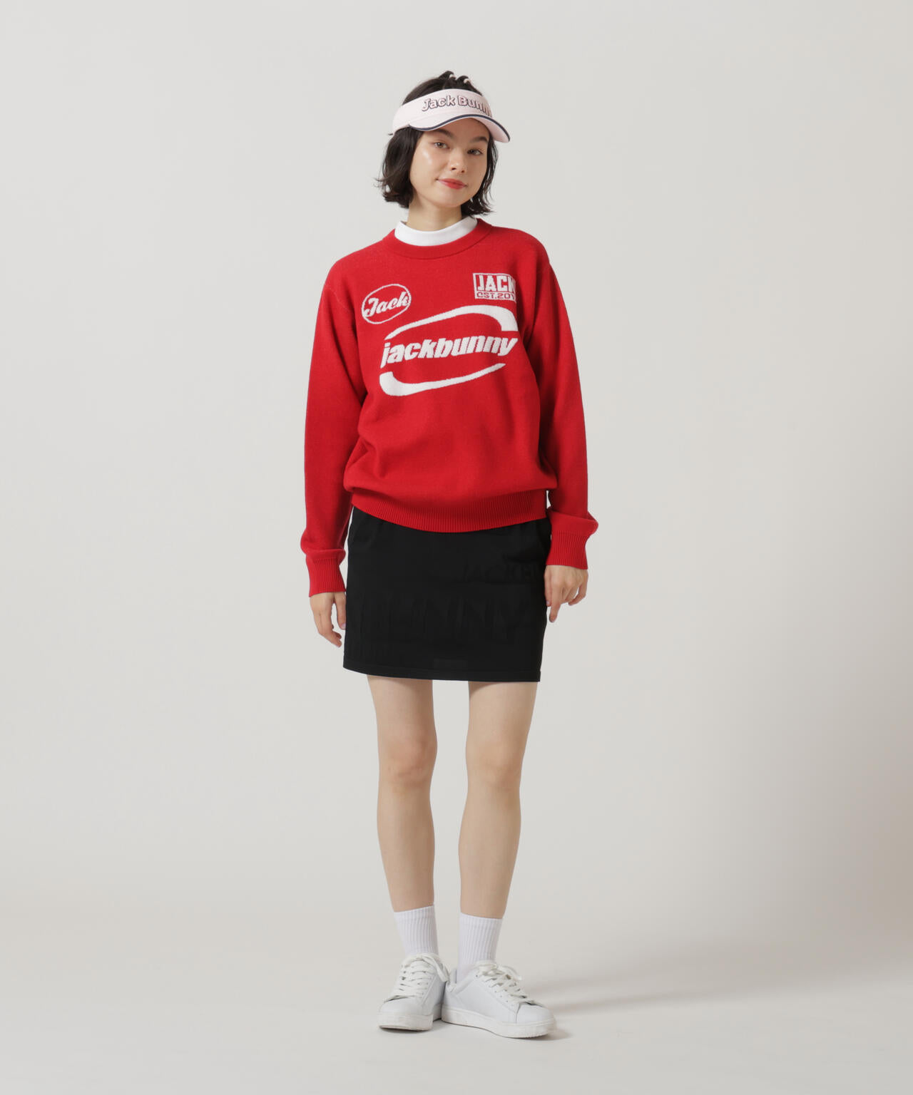 Jack Bunny！！ニット 天竺度詰 フルジップニットフーディ、スカート Jack Bunny！！ニット 天竺度詰 フルジップニットフーディ、スカート