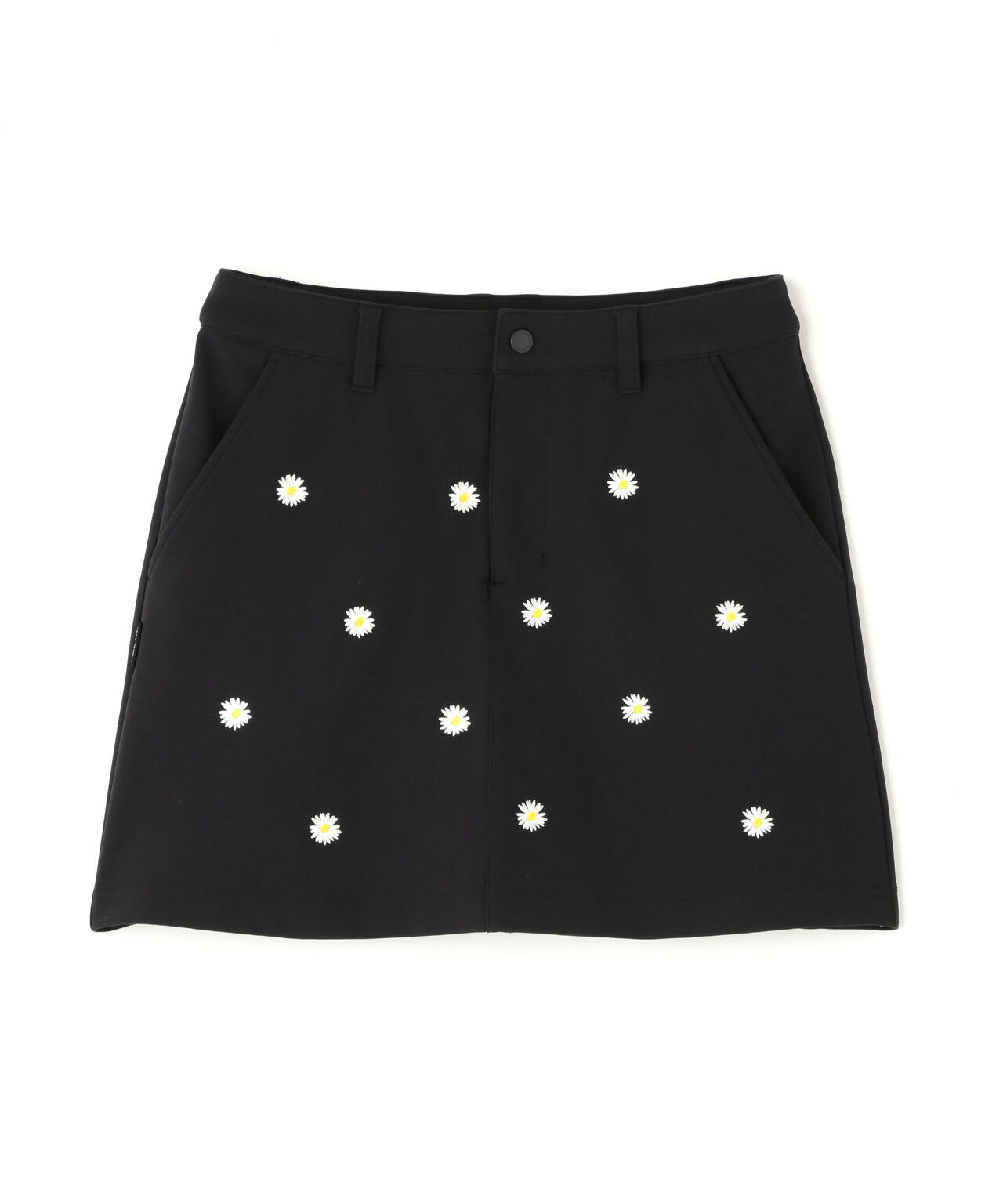 usagi　MARK&LONA CODE スカート　ブラック CINEMA MONOTONE】2WAYグリッドストレッチFlowerスカート | Jack Bunny
