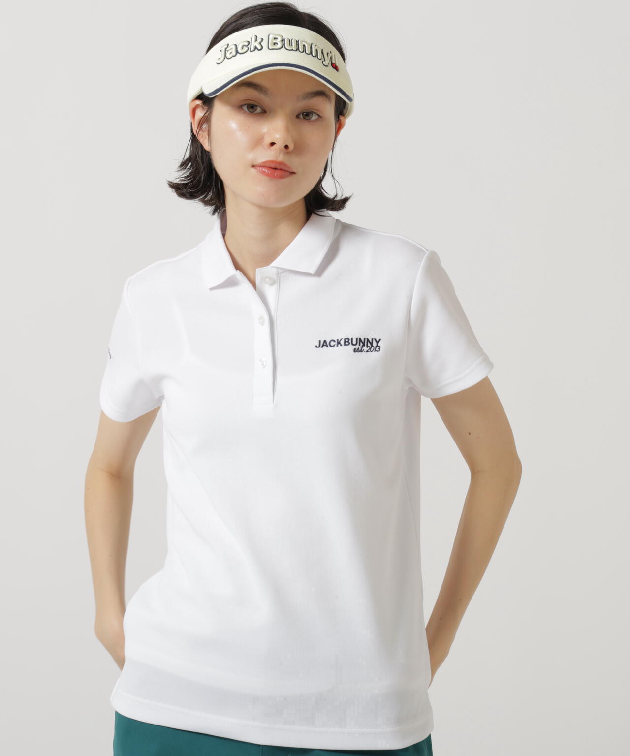 軽量ピンカリストレッチ半袖ポロシャツ