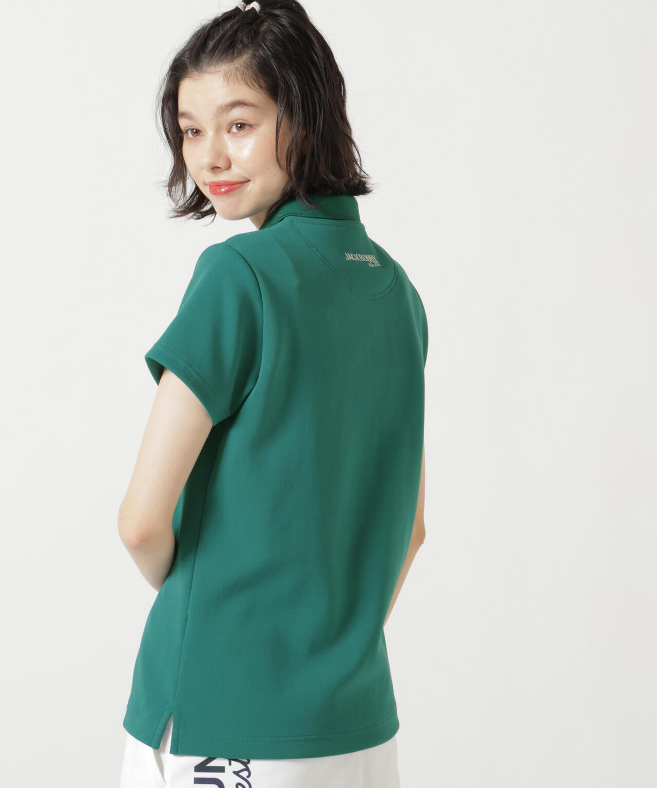 軽量ピンカリストレッチ半袖ポロシャツ