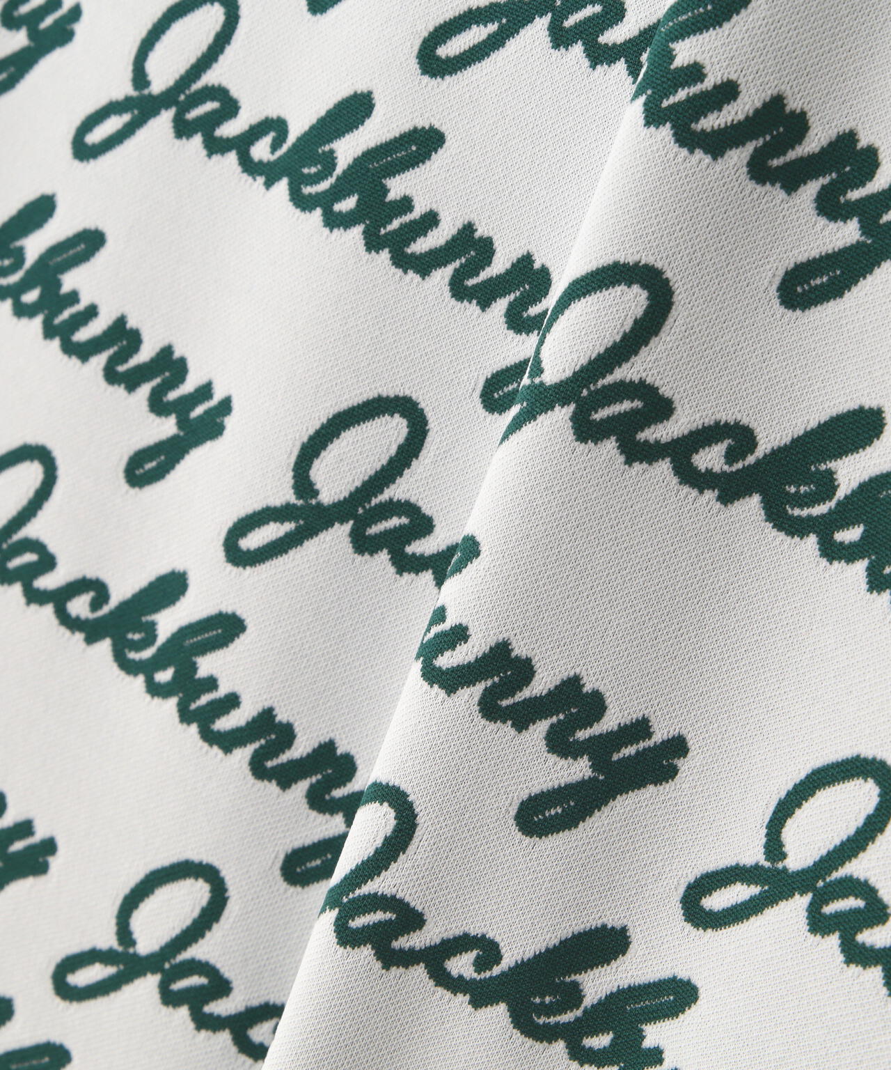 Pe/Nyロゴジャガード半袖ポロシャツ