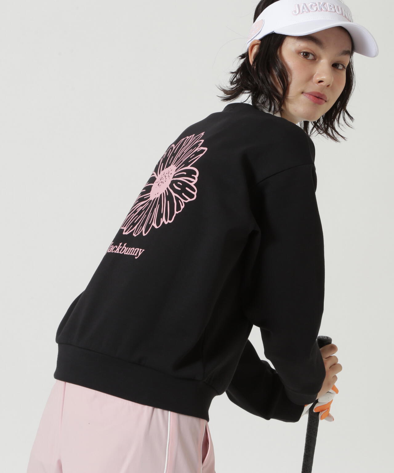 ハイゲージダブルフェイス長袖ポロシャツ