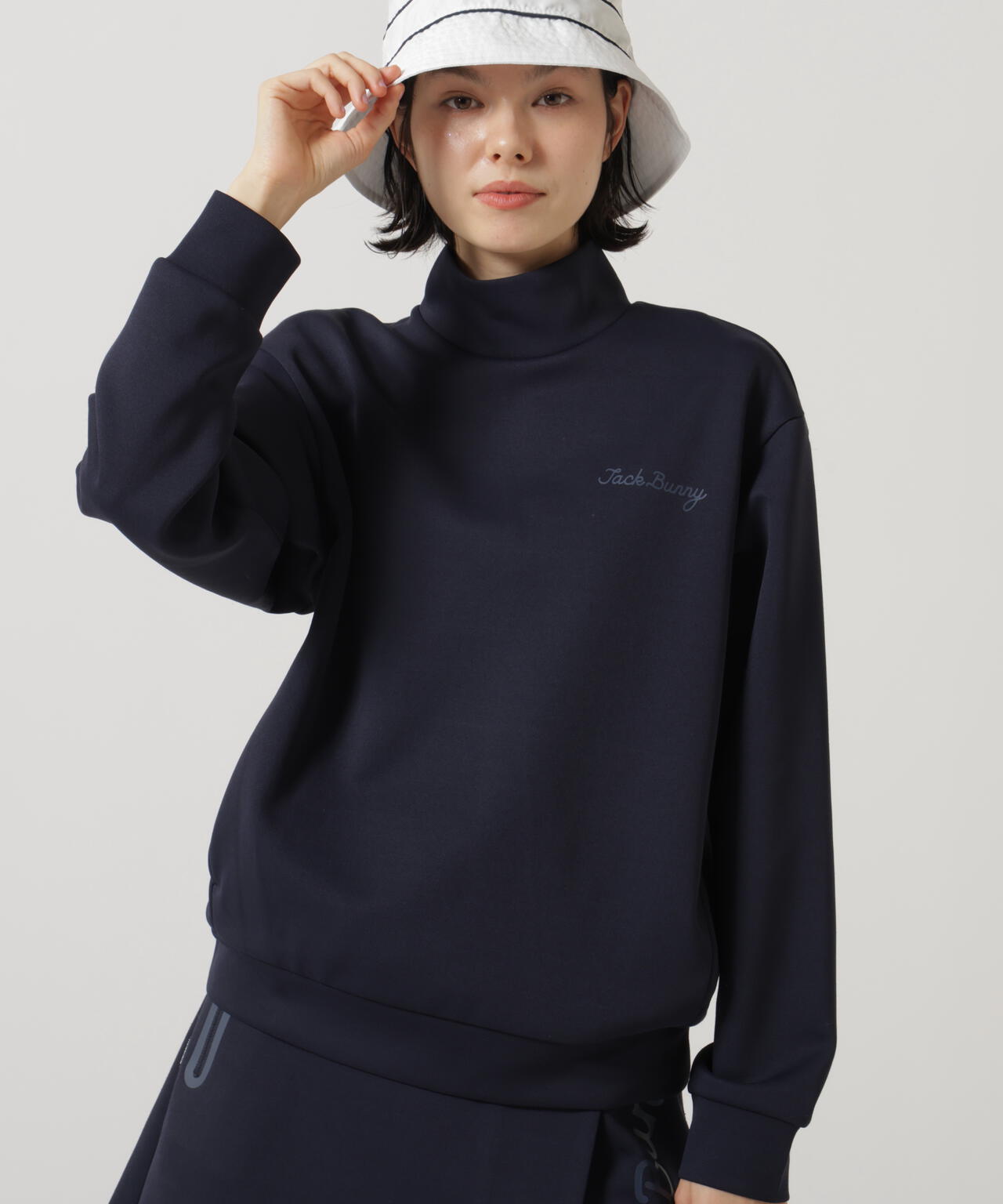 468 PGG レディース 定価24,200円 長袖モックネック サイズ1 M PEダンボール長袖モックネック | Jack Bunny!!（ジャックバニー