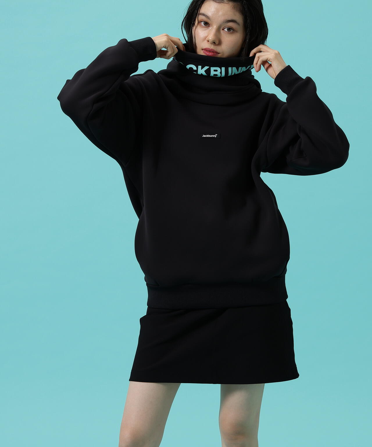 【JBMINT】KARUISHI バラクラバ一体型フーディプルオーバー