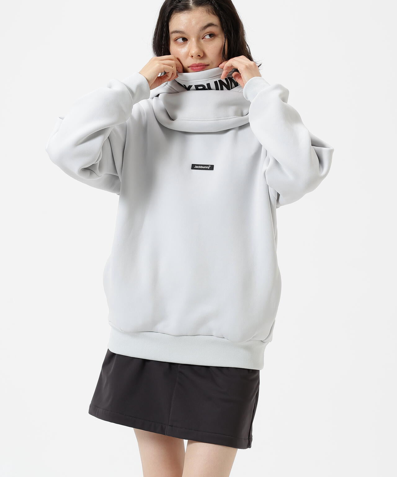 JBMINT】KARUISHI バラクラバ一体型フーディプルオーバー | Jack Bunny