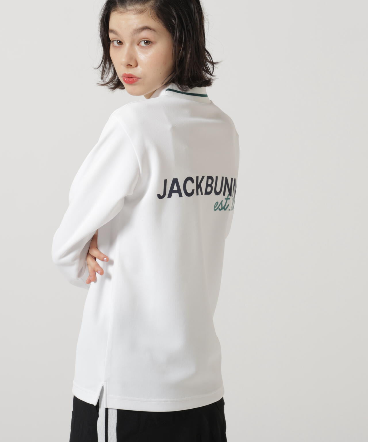 Octaダブルカノコ長袖モックネック | Jack Bunny!!（ジャックバニー