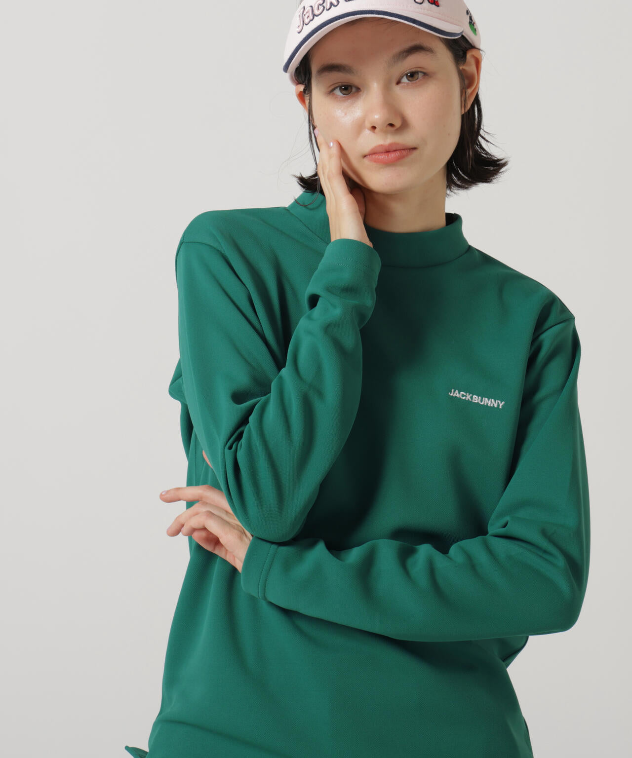 Octaダブルカノコ長袖モックネック | Jack Bunny!!（ジャックバニー