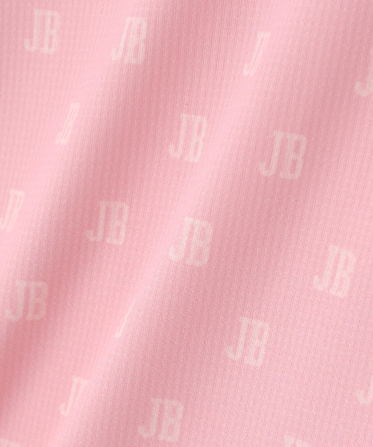 ロゴプリント半袖モックネックカットソー