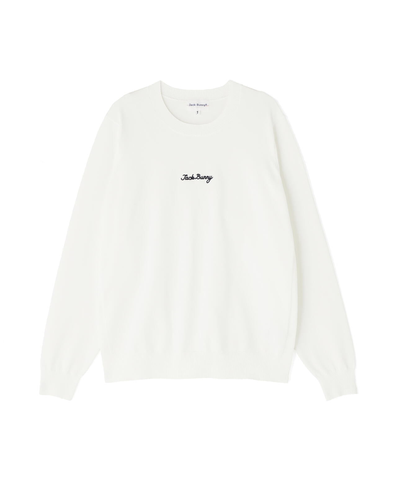 シャドーボーダーロゴクルーネックニットプルオーバー | Jack Bunny