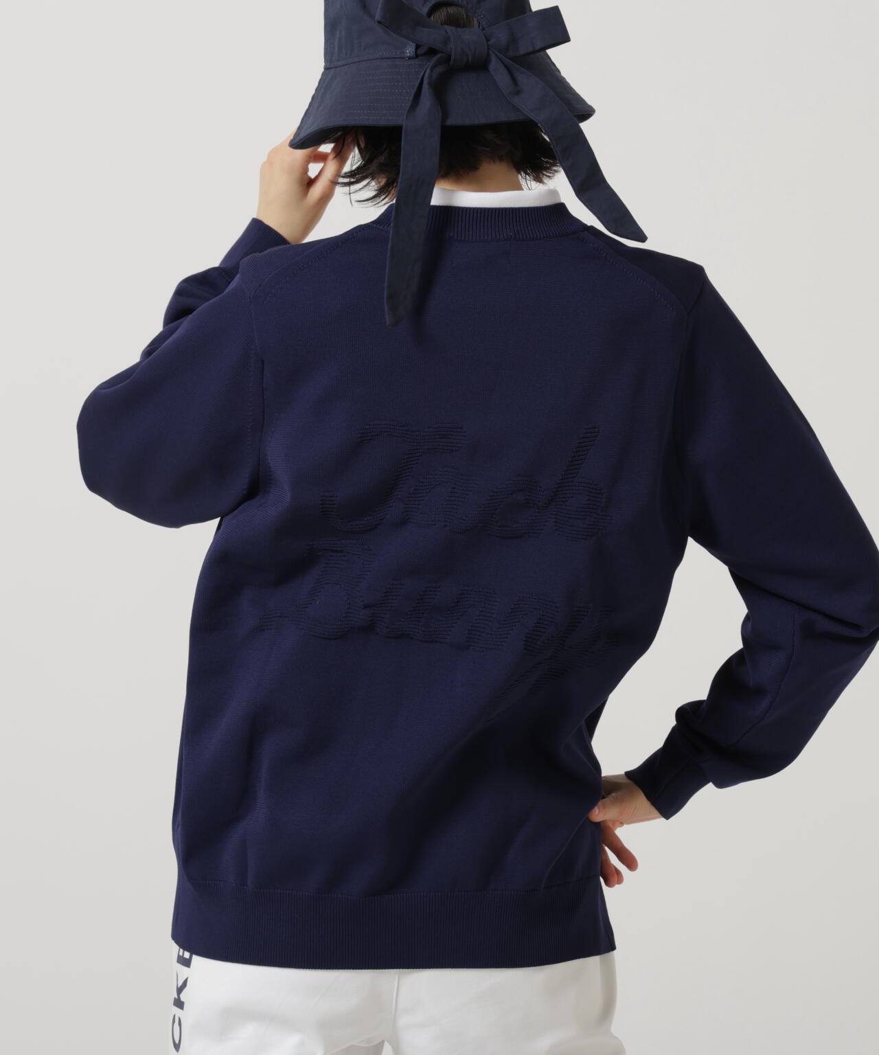 シャドーボーダーロゴクルーネックニットプルオーバー | Jack Bunny