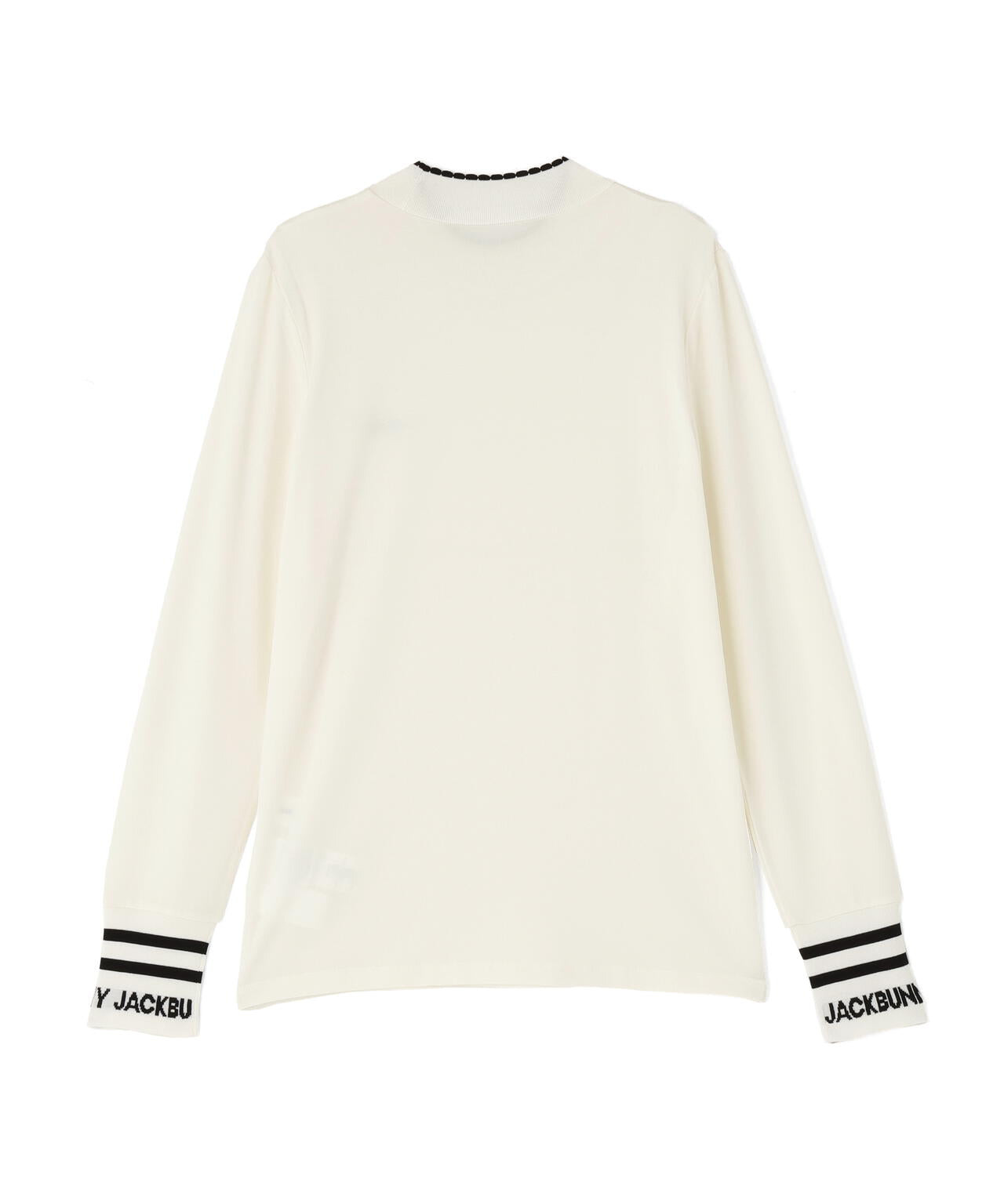 シルク混ハイゲージモックネックニットプルオーバー | Jack Bunny