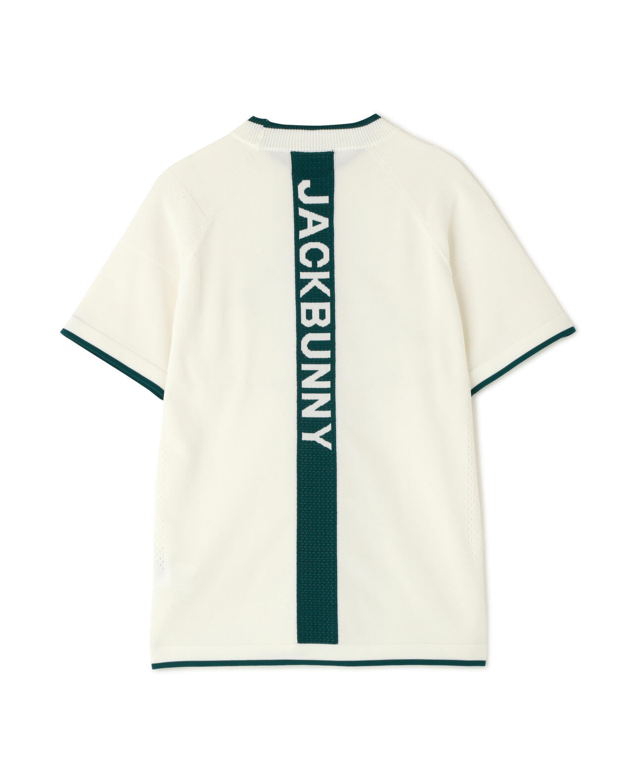 14G2P天竺度詰め半袖PEモックネックニットプルオーバー