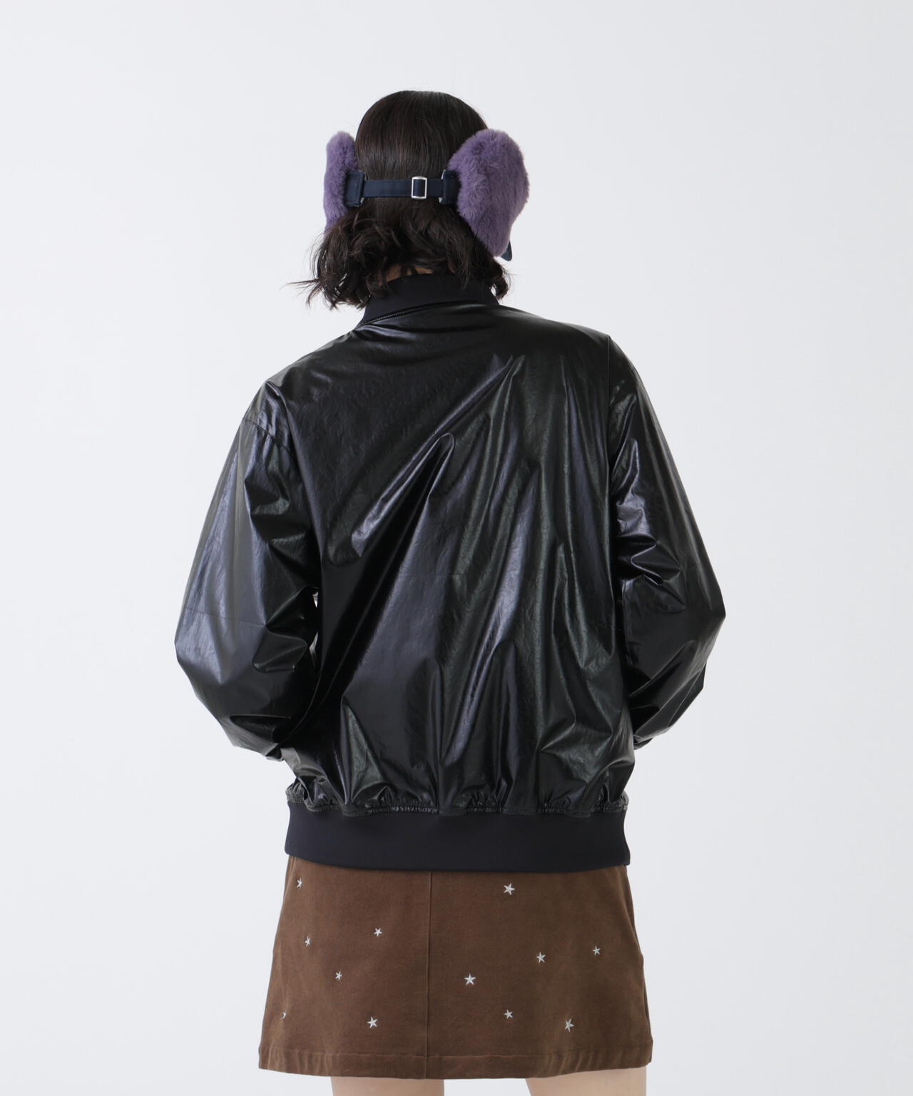 シャイニーロゴタフタジップブルゾン (WOMENS) | Jack Bunny