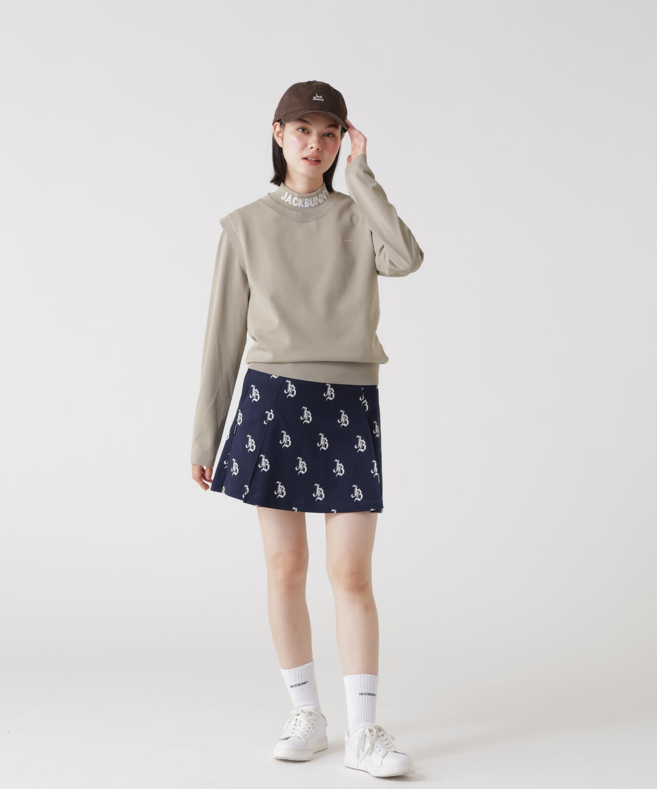 ゴシックロゴジャガードスカート (WOMENS) | Jack Bunny!!（ジャック