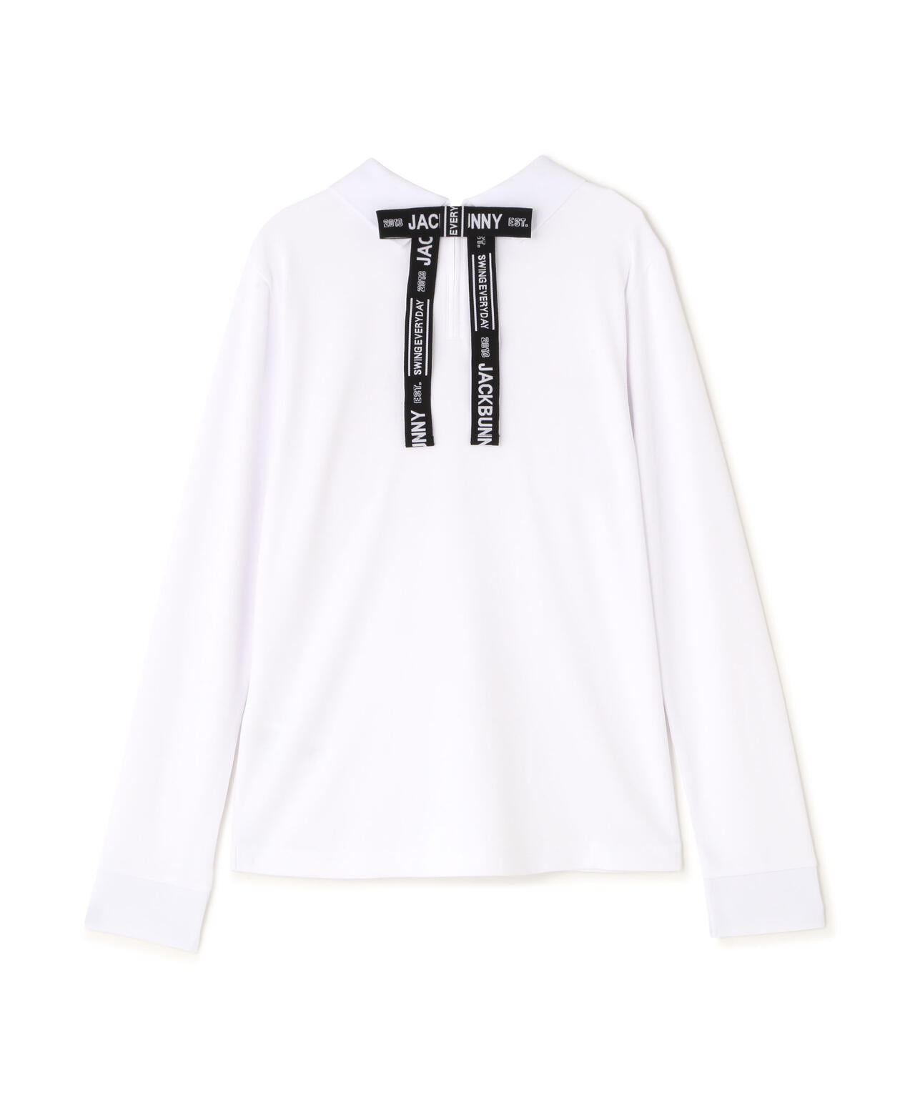 HyperHelixポンチリボン付き長袖ポロシャツ (WOMENS)