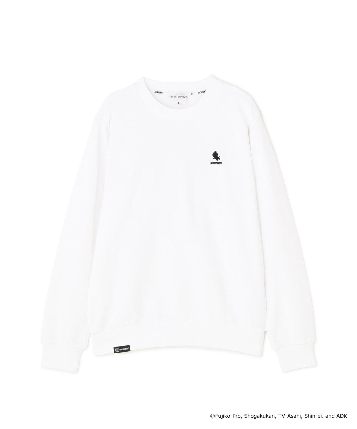 [ドラえもん] 夜空プリント長袖クルーネック裏毛スウェット (WOMENS)