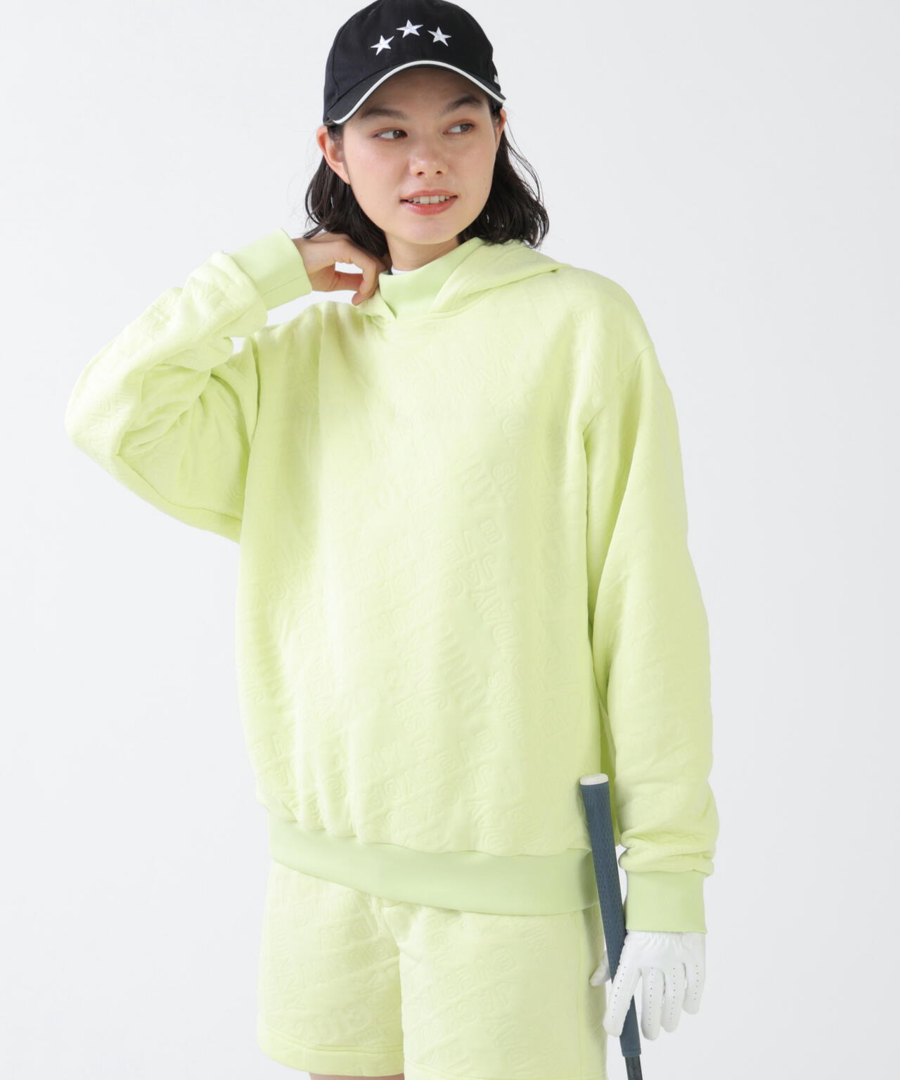 ロゴキルトジャージモックネックパーカー (WOMENS) | Jack Bunny