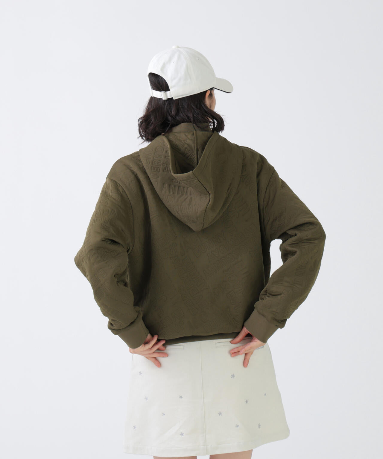 ロゴキルトジャージモックネックパーカー (WOMENS) | Jack Bunny